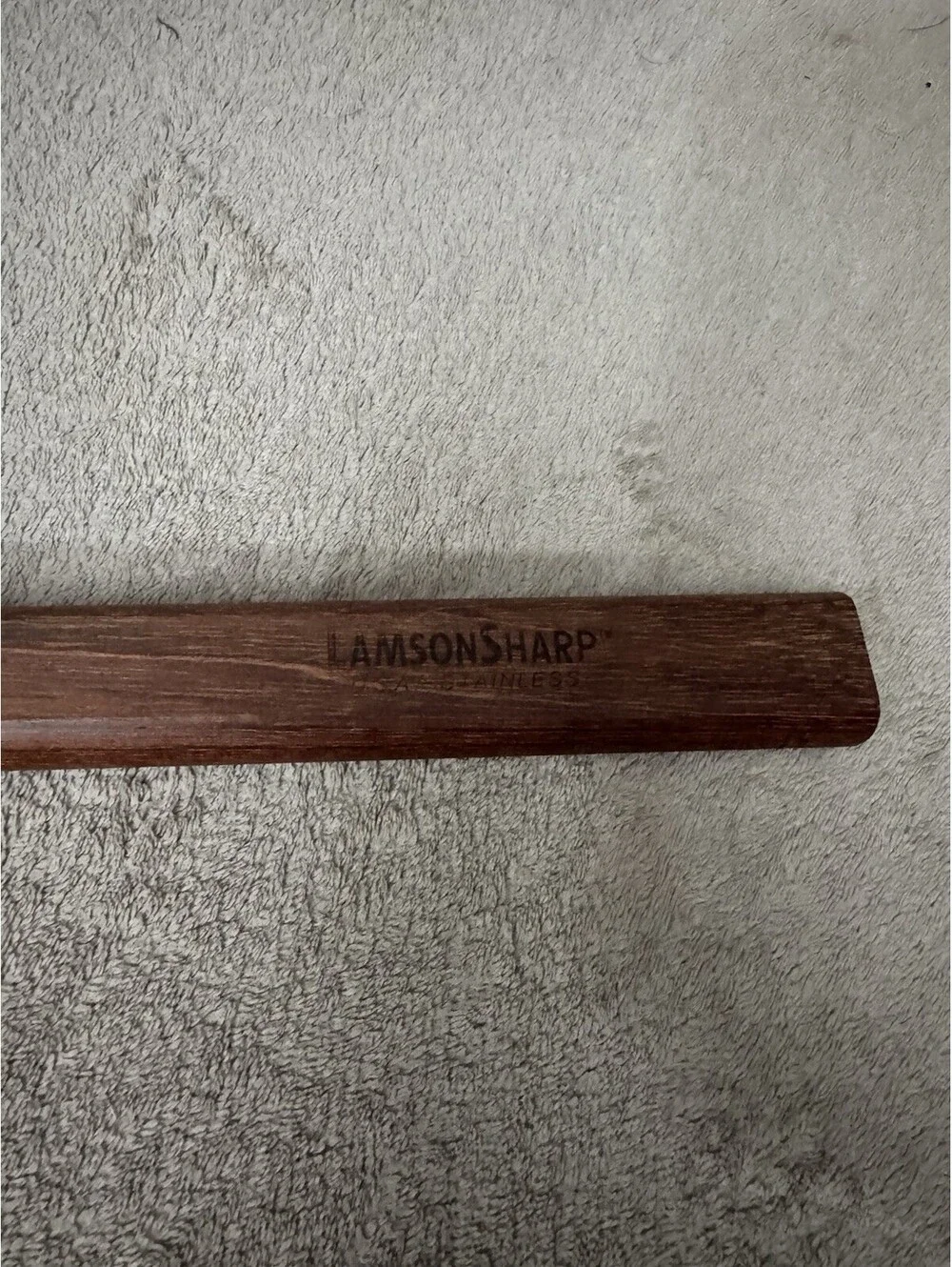 LAMSON SHARP PRO STAINLESS USA SHORT HANDLE SOLID SPATULA FLIPPER 10